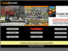 Tablet Screenshot of cyclingrevealed.com